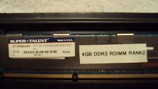 Lot of 3 Super Talent W13RB4G4H DDR3-1333 4GB 256x4 ECC REG Server Memory picture