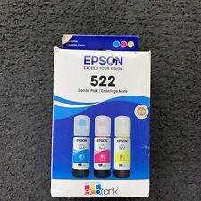 EPSON 522 EcoTank Ink Ultra-high Capacity Bottle Color Combo T522520-S 12/ 2027 picture