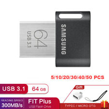 5-50PCS Samsung FIT Plus UDisk 64GB USB 3.1 Flash Drive Memory Thumb Stick a Lot picture