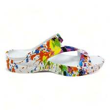 Women's PAW Print Z Sandals - Artist Palette by DAWGS USA picture