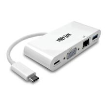 Tripp Lite USB-C to VGA Adapter, USB-C PD Charging & GBE Port (Box Of 10) picture