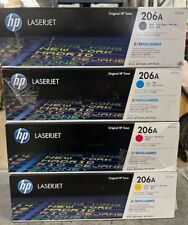 HP 206A SET W2110A W2111A W2112A W2113A Toner Cartridge Set- GENUINE picture