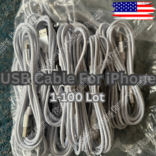Lot Braided USB Cable 6FT For iPhone 14/13/12/11/XS/XR/8/7/6/5 Fast Charge Cord picture
