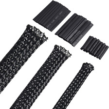 Boao 50ft PET Expandable Braided Cable Sleeve, Wire Loom Wire Braid Sleeving wit picture
