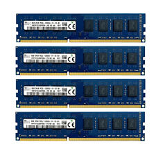 32GB KIT (4x 8GB) 4GB DDR3L 1600MHz PC3L-12800U 1.35V DIMM RAM For SKHynix LOT picture