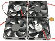 4 Pieces  Axial Cooling Fan 2pin 2 wire 80x80x25mm 80mm 8025 5V DC box G29 picture