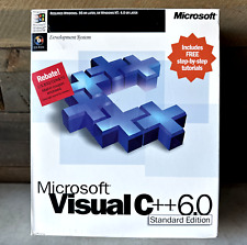 Microsoft Visual C++ Standard Edition 6.0 +Complete in Box CIB w/ Product Key picture
