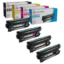 LD Comp Fits for HP 655A Set of 4 Toner Cartridges: Black, Cyan, Magenta, Yellow picture