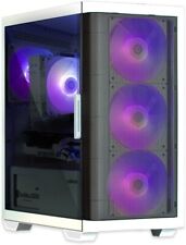 Zalman M4 ARGB Gaming PC Case - Swing Door Tempered Glass Side Panel - White picture