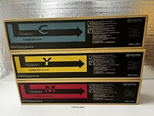 Kyocera TK-8507 Set of 3 CMY Color Toner OEM NEW Sealed TK-8507C 8507M 8507Y picture