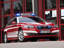 Cars 2010 bmw 5 series touring feuerwehr f11 firetruck Gaming Desk Mat picture