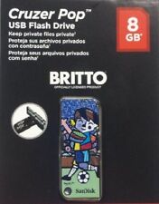 Sandisk Cruzer Pop USB Flash Drive 8GB Romero Britto Soccer Edition  picture