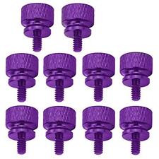 YATENG 10-pcs Anodized Aluminum Computer Case Thumbscrews 6-32 Thread for Com... picture