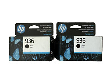 HP 936 Black Original Ink Cartridge, 4S6V2LN *Lot of 2* Exp Date 06/2025* picture