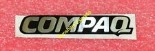 New OEM COMPAQ LOGO Metal Sticker - Size: 56x12mm picture