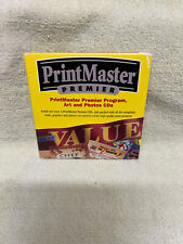 PrintMaster Premier Program (Windows 95 & 3.1 CD-ROM) 1998 Mindscape 4 Disc Set picture
