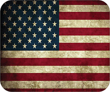 Patriotic Rustic Tattered USA Flag Mouse Pad Mat Mousepad for Laptop PC Gaming H picture