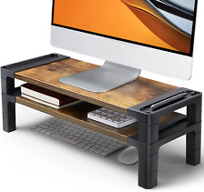Monitor Stand, Adjustable Monitor Stand, Monitor Stand for Desk with 2 Platforms picture