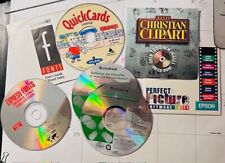 Vintage CD-ROM Software Lot Macintosh Imaging Graphic Design, Fonts & More picture