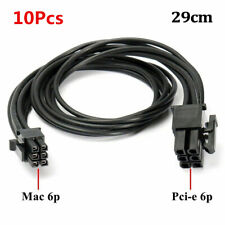 10Pcs Mini 6 Pin to PCIE 6PIN GPU Graphics Video Card Power Cable For Mac G5 Pro picture