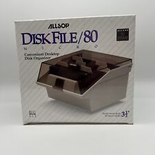Vintage Allsop Disk File 80 Micro Desktop  3.5