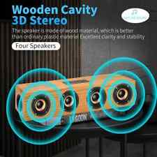 Wireless Wooden Speaker Bluetooth Computer Sound Bar Speaker Soundbar picture