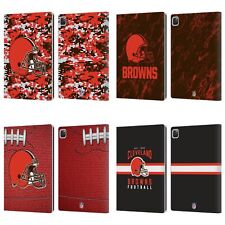 OFFICIAL NFL CLEVELAND BROWNS GRAPHICS LEATHER BOOK WALLET CASE FOR APPLE iPAD picture