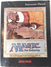 Vintage Magic The Gathering PC Game Instruction Manual ONLY 1997 picture