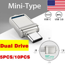 10PCS/5PCS 32GB Type-C USB 3.0 Flash Drive Mini Memory Stick Dual OTG Pen Drive picture