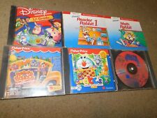 LOT 6 CD ROM LEARNING FISHER PRICE 1ST GRADE READING MATH 1ST GRADE ABC'S DISNEY picture