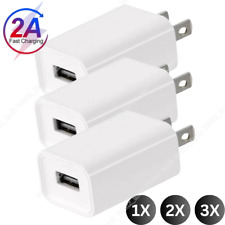 1/2/3 Pack USB Wall Charger Power Adapter 5V 2A For iPhone Samsung Charging Plug picture