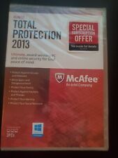 McAFEE MTP13EMB1RAAN Total Protection 2013 for 1PC NEW SEALED Ultimate Security  picture