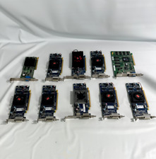 Lot of 10 Vintage AGP PCI ISA 9 AMD and 1 Nvidia. See listing. Untested. picture