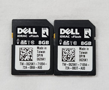 Lot of 2 Dell 626K1 8GB iDRAC vFlash SD Card for PowerEdge picture
