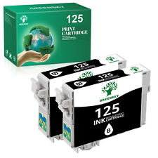 2Pack T125 Black Ink Cartridge For Epson Stylus NX125 NX625 WorkForce 320 520 picture