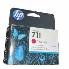Genuine HP Ink Cartridge Design Jet 711 Magenta 10/2022 NEW IN BOX picture