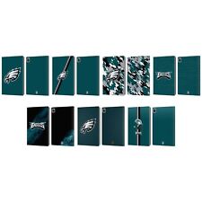 OFFICIAL NFL PHILADELPHIA EAGLES LOGO LEATHER BOOK WALLET CASE FOR APPLE iPAD picture