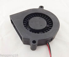 10x Brushless DC Cooling Blower Fan 6015S DC 12V 60x60x15mm 2 Pin Sleeve-bearing picture