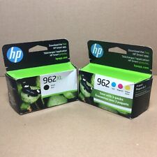HP 962XL High Yield Black 962 Cyan/Magenta/Yellow Ink Cartridges Exp Late 2025 picture