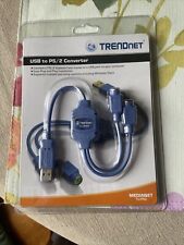Trendnet TU-PS2 Medianet USB to PS/2 Converter New Sealed picture