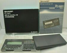 SHARP Pocket computer PC G801 Function Calculator Tested Examined vintage  picture
