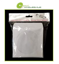 Premium Quality CD DVD 80GR White Paper Sleeve Clear Window & Flap Envelope LOT picture
