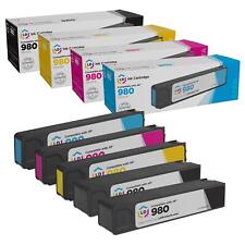 LD Reman Replacement #980 D8J10A 5pk for HP 980 Black X585f X555xh X585dn X555dn picture