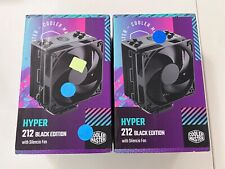 Lot of 2 Cooler Master - Hyper 212 Black Edition - Model: RR-212S-20PK-R2 picture