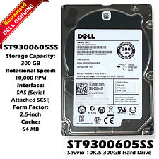 Genuine Dell ST9300605SS 300GB 64MB Cache 10000RPM SAS 2.5