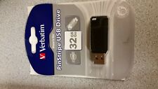 Verbatim Store 'n' Go PinStripe 32 GB USB 2.0 Flash Drive - Black - External picture