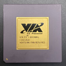 VIA C3 800AMHz Processor Samuel2 32bit CPU 1.65v Gold Cap Socket370 picture