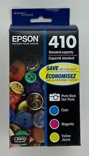 Epson 410 4pk Combo Ink Cartridges  Photo Black/Cyan/Magenta/ Yellow 09/2026 NEW picture