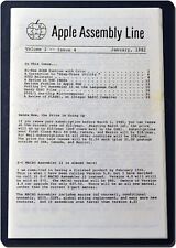 Apple Assembly Line Newsletter / Magazine January 1982 Edition Vintage Rare picture