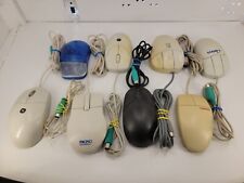 Lot of 8 Vintage PS/2 Computer Mice | Trackball Mouse | Dell Compaq Logitech BAD picture